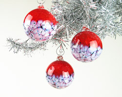 Bright Red Blossom Ornament