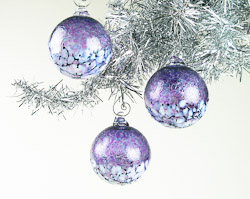 Amethyst Grape Ice Blossom Ornament