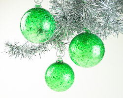 Emerald Green Ice Ornament